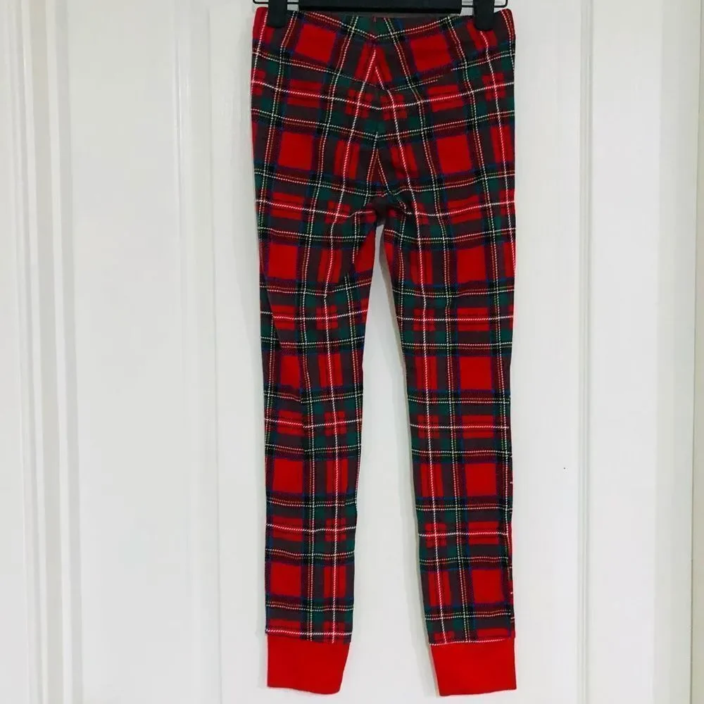 Brand New‎ Old Navy Plaid Christmas Pajama Bottom Size Large (10) Unisex Kids